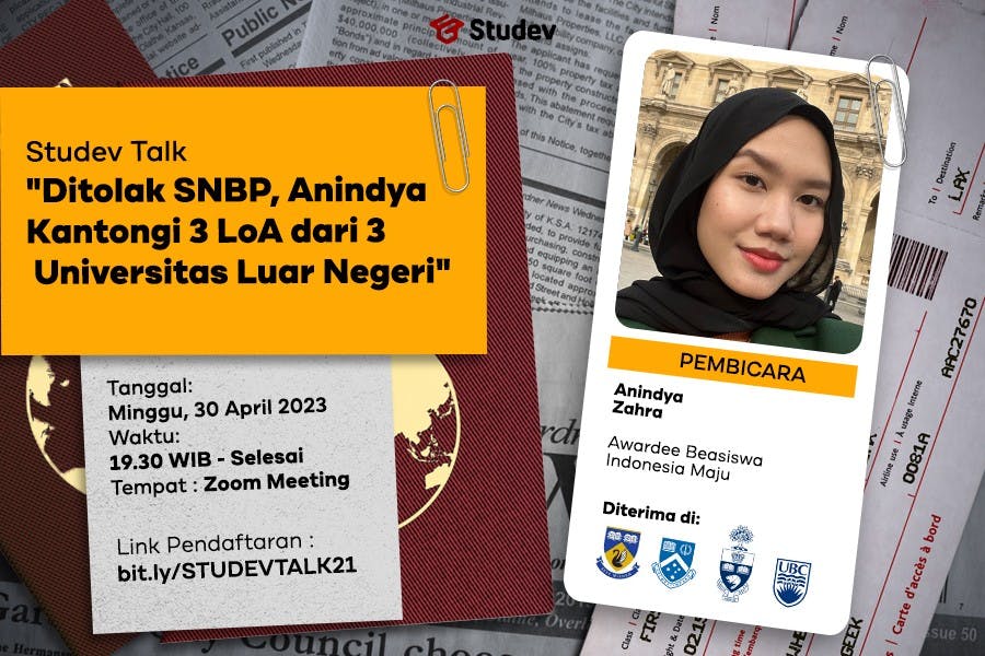 Studev Talk: Kupas Tuntas Beasiswa Indonesia Bangkit